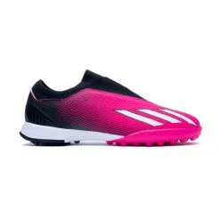 Bota Adidas X Speedportal .3 LL Turf Niño -zapateria de futbol bota adidas x speedportal .3 ll turf nino shock pink zero metallic black 1