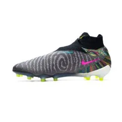 Bota Nike Phantom GX Elite DF Fusion AG-Pro -zapateria de futbol bota nike phantom gx elite df fusion ag pro black volt white blue glow pink blast 2