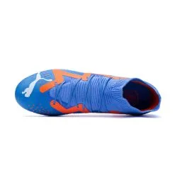 Bota Puma Future Match FG/AG Mujer -zapateria de futbol bota puma future match fgag mujer blue glimmer white ultra orange 9
