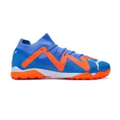 Bota Puma Future Match Turf -zapateria de futbol bota puma future match turf blue glimmer white ultra orange 1