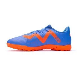 Bota Puma Future Play Turf -zapateria de futbol bota puma future play turf blue glimmer white ultra orange 2