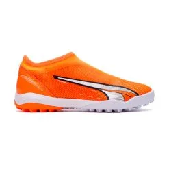 Bota Puma Ultra Match LL Turf + Mid Niño 6 Bota Puma Ultra Match LL Turf + Mid Niño -zapateria de futbol bota puma ultra match ll turf mid nino ultra orange white blue glimmer 1
