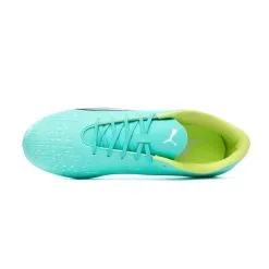 Bota Puma Ultra Play MG -zapateria de futbol bota puma ultra play mg electric peppermint white fast yellow 4
