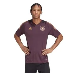 Camiseta Adidas Alemania Training Mundial Qatar 2022 -zapateria de futbol camiseta adidas alemania training mundial qatar 2022 shadow maroon 2