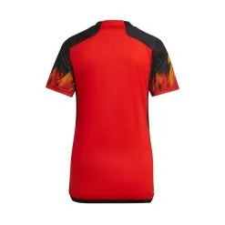 Camiseta Adidas Bélgica Primera Equipación Mundial Qatar 2022 Mujer -zapateria de futbol camiseta adidas belgica primera equipacion 2022 2023 mujer red black 1