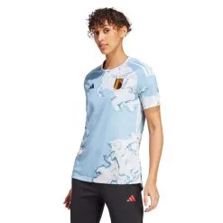 Camiseta Adidas Bélgica Segunda Equipación Mundial Qatar 2022 Mujer -zapateria de futbol camiseta adidas belgica segunda equipacion mundial qatar 2022 mujer clear sky 2