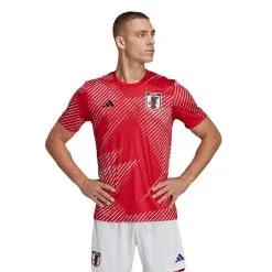 Camiseta Adidas Japón Pre-Match Mundial Qatar 2022 8 Camiseta Adidas Japón Pre-Match Mundial Qatar 2022 -zapateria de futbol camiseta adidas japon pre match mundial qatar 2022 white colleg red victory red 2