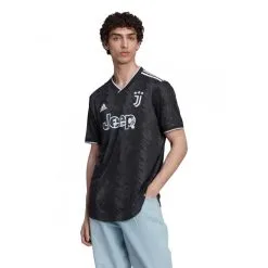 Camiseta Adidas Juventus FC Segunda Equipación Authentic 2022-2023 -zapateria de futbol camiseta adidas juventus fc segunda equipacion authentic 2022 2023 black white carbon 1