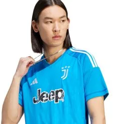 Camiseta Adidas Juventus Primera Equipación Portero 2023-2024 -zapateria de futbol camiseta adidas juventus primera equipacion portero 2023 2024 blue rush 4