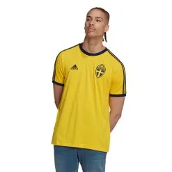 Camiseta Adidas Suecia Fanswear 2022-2023 -zapateria de futbol camiseta adidas suecia fanswear mundial qatar 2022 yellow 1