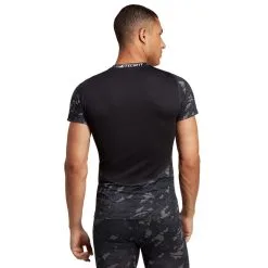 Camiseta Adidas TechFit Allover Print -zapateria de futbol camiseta adidas techfit allover print black 2