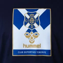Camiseta Hummel CD Tenerife Fanswear 2022-2023 -zapateria de futbol camiseta hummel cd tenerife fanswear 2022 2023 azul oscuro 2