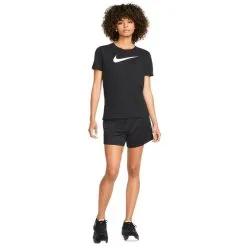 Camiseta Nike Dri-Fit Swoosh Mujer 7 Camiseta Nike Dri-Fit Swoosh Mujer -zapateria de futbol camiseta nike dri fit swoosh mujer black white 3