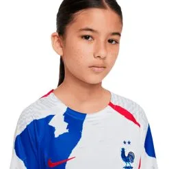 Camiseta Nike Francia Pre-Match Mundial Qatar 2022 Niño -zapateria de futbol camiseta nike francia pre match mundial qatar 2022 nino white game royal 2