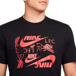 Camiseta Nike Liverpool FC Fanswear 2022-2023 -zapateria de futbol camiseta nike liverpool fc fanswear 2022 2023 black 2