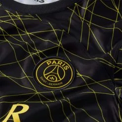 Camiseta Nike Paris Saint-Germain FC Cuarta Equipación Stadium 2022-2023 Mujer 11 Camiseta Nike Paris Saint-Germain FC Cuarta Equipación Stadium 2022-2023 Mujer -zapateria de futbol camiseta nike paris saint germain fc cuarta equipacion stadium 2022 2023 mujer black tour yellow 5
