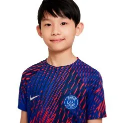 Camiseta Nike Paris Saint-Germain FC Pre-Match 2022-2023 Niño -zapateria de futbol camiseta nike paris saint germain fc pre match 2022 2023 nino old royal global red 2
