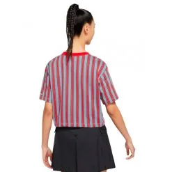 Camiseta Nike PSG X Jordan Fanswear Mujer -zapateria de futbol camiseta nike w j psg gfx tee stealth university red 1