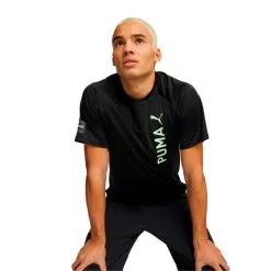 Camiseta Puma Fit Ultrabreathe -zapateria de futbol camiseta puma fit ultrabreathe black fizzy lime 2