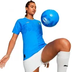 Camiseta Puma Italia Primera Equipación Match Euro 2022 Mujer 8 Camiseta Puma Italia Primera Equipación Match Euro 2022 Mujer -zapateria de futbol camiseta puma italia primera equipacion euro 2022 mujer blue 2