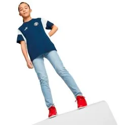 Camiseta Puma Manchester City FC Fanswear 2022-2023 Niño -zapateria de futbol camiseta puma manchester city fc fanswear 2022 2023 nino marine blue nitro blue 5