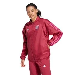 Chaqueta Adidas España Training Mundial Femenino 2023 Mujer -zapateria de futbol chaqueta adidas espana training mundial femenino 2023 mujer mystery ruby 1
