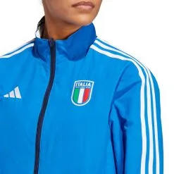 Chaqueta Adidas Italia Pre-Match 2022-2023 Mujer -zapateria de futbol chaqueta adidas italia pre match 2022 2023 mujer blue 3