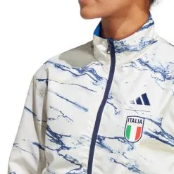 Chaqueta Adidas Italia Pre-Match 2022-2023 Mujer -zapateria de futbol chaqueta adidas italia pre match 2022 2023 mujer blue 4