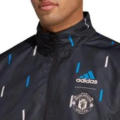 Chaqueta Adidas Manchester United FC Pre-Match 2022-2023 -zapateria de futbol chaqueta adidas manchester united fc pre match 2022 2023 black 3