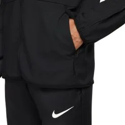 Chaqueta Nike Dri-Fit Team Woven -zapateria de futbol chaqueta nike dri fit team woven black white 3