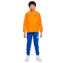 Chaqueta Nike FC Barcelona Fanswear 2021-2022 Niño -zapateria de futbol chaqueta nike fc barcelona fanswear 2021 2022 nino vivid orange university red game royal 2