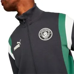 Chaqueta Puma Manchester City FC Fanswear 2022-2023 -zapateria de futbol chaqueta puma manchester city fc fanswear 2022 2023 flat dark gray deep forest 5