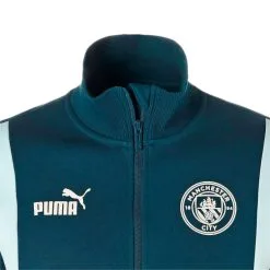 Chaqueta Puma Manchester City FC Fanswear 2022-2023 -zapateria de futbol chaqueta puma manchester city fc fanswear 2022 2023 marine blue nitro blue 2