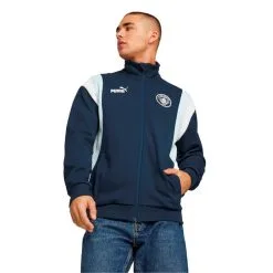 Chaqueta Puma Manchester City FC Fanswear 2022-2023 -zapateria de futbol chaqueta puma manchester city fc fanswear 2022 2023 marine blue nitro blue 3