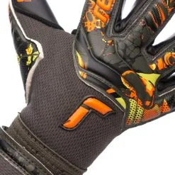 Guante Reusch Attrakt Gold X Niño 9 Guante Reusch Attrakt Gold X Niño -zapateria de futbol guante reusch attrakt gold x nino desert green shocking orange black 4