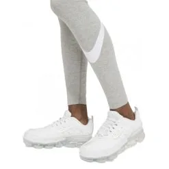 Malla Nike Sportswear Essentials Graphic Swoosh Mujer -zapateria de futbol malla nike sportswear essentials legging swoosh mr mujer dark grey heather white 2