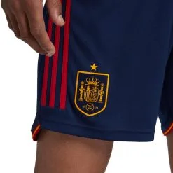 Pantalón Corto Adidas España Primera Equipación Mundial Qatar 2022 -zapateria de futbol pantalon corto adidas espana primera equipacion world cup 2022 navy blue colleg gold 3