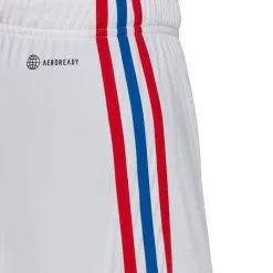 Pantalón Corto Adidas Olympique De Lyon Primera Equipación 2022-2023 -zapateria de futbol pantalon corto adidas olympique de lyon primera equipacion 2022 2023 white 4