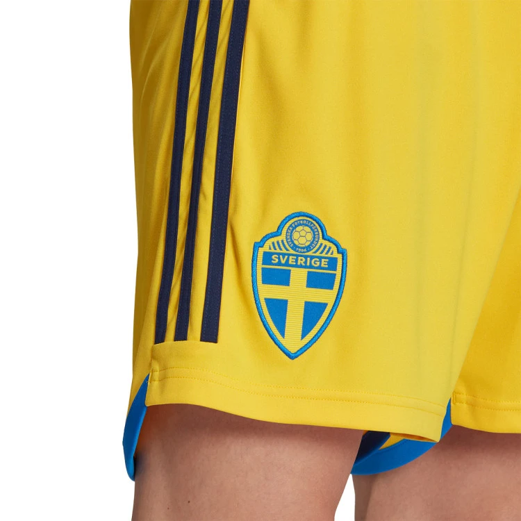 Pantalón Corto Adidas Suecia Primera Equipación 2022-2023 3 Pantalón Corto Adidas Suecia Primera Equipación 2022-2023 - Imagen 3