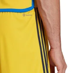 Pantalón Corto Adidas Suecia Primera Equipación 2022-2023 7 Pantalón Corto Adidas Suecia Primera Equipación 2022-2023 -zapateria de futbol pantalon corto adidas suecia primera equipacion world cup 2022 yellow 3