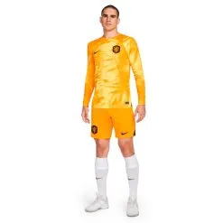 Pantalón Corto Nike Holanda Primera Equipación Stadium Mundial Qatar 2022 -zapateria de futbol pantalon corto nike holanda primera equipacion stadium mundial qatar 2022 orange peel black 3