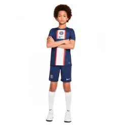 Pantalón Corto Nike Paris Saint-Germain FC Primera Equipación Stadium 2022-2023 Niño -zapateria de futbol pantalon corto nike paris saint germain fc primera equipacion stadium 2022 2023 nino midnight navy white 3
