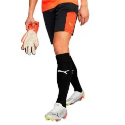 Pantalón Corto Puma IndividualFINAL Training -zapateria de futbol pantalon corto puma individualfinal training shorts puma black fiery coral 2