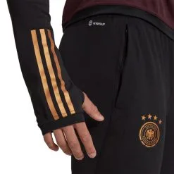 Pantalón Largo Adidas Alemania Training Mundial Qatar 2022 4 Pantalón Largo Adidas Alemania Training Mundial Qatar 2022 -zapateria de futbol pantalon largo adidas alemania training mundial qatar 2022 black 1