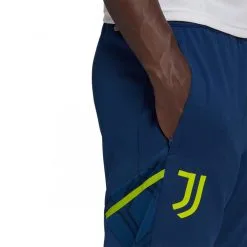 Pantalón Largo Adidas Juventus FC Training 2022-2023 -zapateria de futbol pantalon largo adidas juventus fc training 2022 2023 mystery blue semi solar slime 4