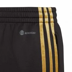 Pantalón Largo Adidas Salah Niño -zapateria de futbol pantalon largo adidas salah nino black gold metallic 2