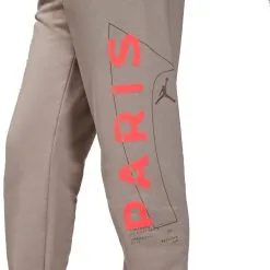 Pantalón Largo Nike PSG X Jordan Fanswear Fleece Mujer -zapateria de futbol pantalon largo nike jordan psg fleece mujer pumice 3