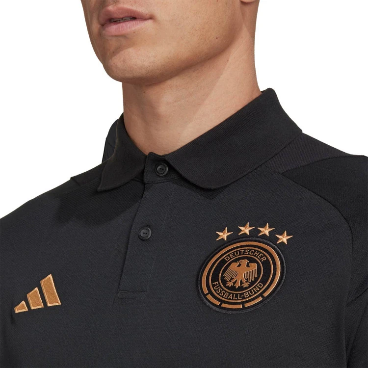 Polo Adidas Alemania Fanswear Mundial Qatar 2022 4 Polo Adidas Alemania Fanswear Mundial Qatar 2022 - Imagen 4