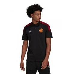 Polo Adidas Manchester United FC Fanswear 2022-2023 6 Polo Adidas Manchester United FC Fanswear 2022-2023 -zapateria de futbol polo adidas manchester united fc fanswear 2022 2023 black 1