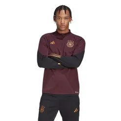 Sudadera Adidas Alemania Training Mundial Qatar 2022 -zapateria de futbol sudadera adidas alemania training mundial qatar 2022 shadow maroon 1